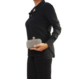 Pochette "Alexander McQueen" con teschio