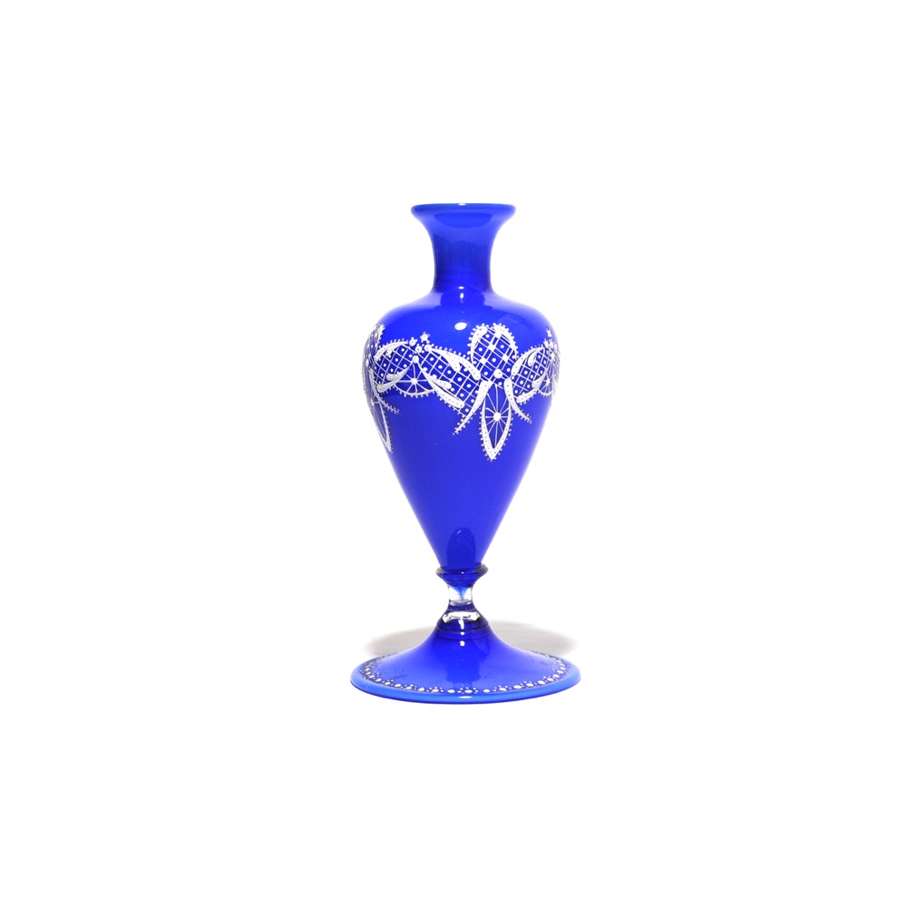 Piccolo vaso in vetro di Murano incamiciato ~ Arte Vintage Shop
