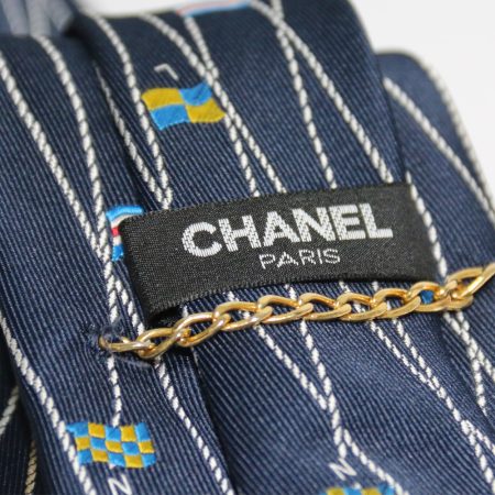 Cravatta "Chanel" con bandiere - immagine 2