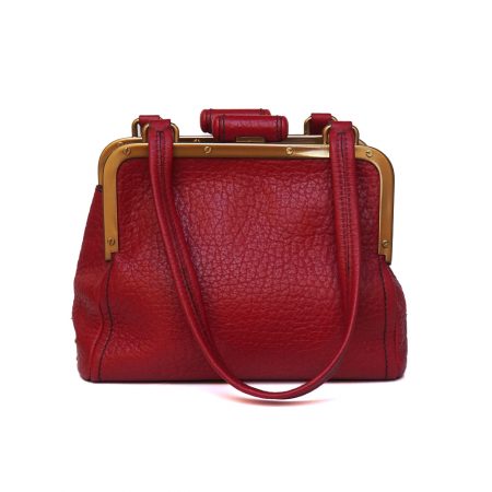 Borsa "Prada" Berlino in pelle Rossa - immagine 2