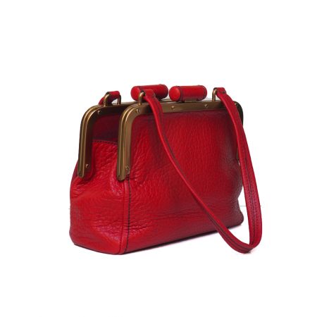 Borsa "Prada" Berlino in pelle Rossa - immagine 3