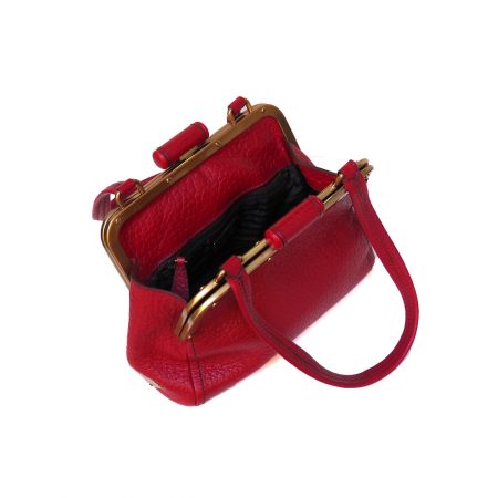 Borsa "Prada" Berlino in pelle Rossa - immagine 4