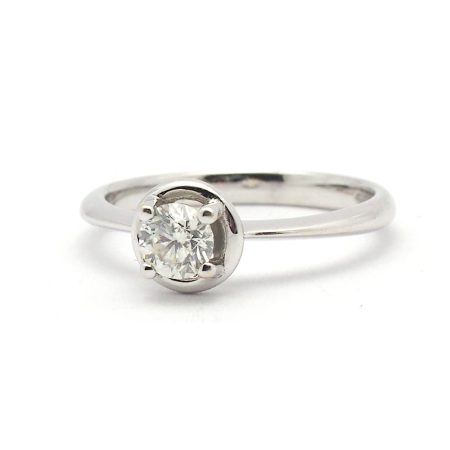 Anello in Oro con Diamante da 0,40 Ct - immagine 3