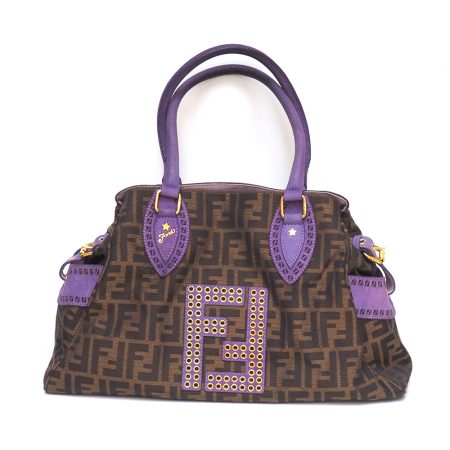 Borsa "Fendi" De Jour Purple - immagine 2