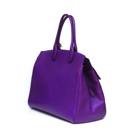 Borsa "Salvatore Ferragamo" Viola in Pelle - immagine 3