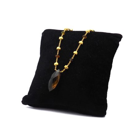 Collana "Marco Bicego" Oro e Quarzo Fumè