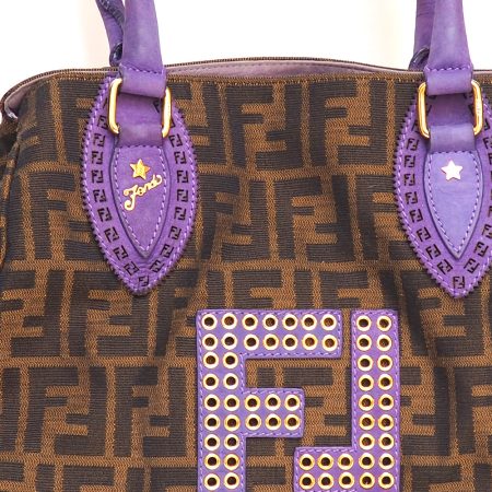 Borsa "Fendi" De Jour Purple - immagine 6