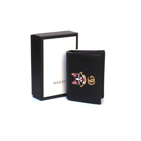Portafoglio "Gucci" Marmont nero - immagine 2