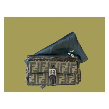 Pochette  piccola "Fendi" Tessuto Zucca