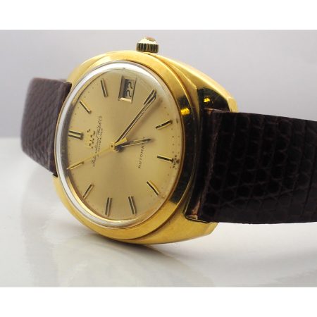 Orologio da polso "IWC" Vintage IN ORO 18 KT - immagine 6