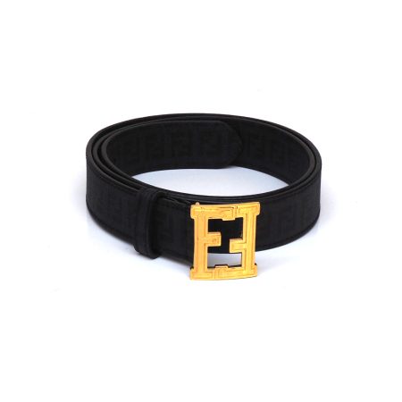 Cintura "Fendi" con Fibbia FF color oro