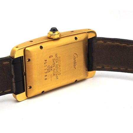 Orologio da polso "Cartier" Tank Américaine Automatico in oro 18 Kt - immagine 3