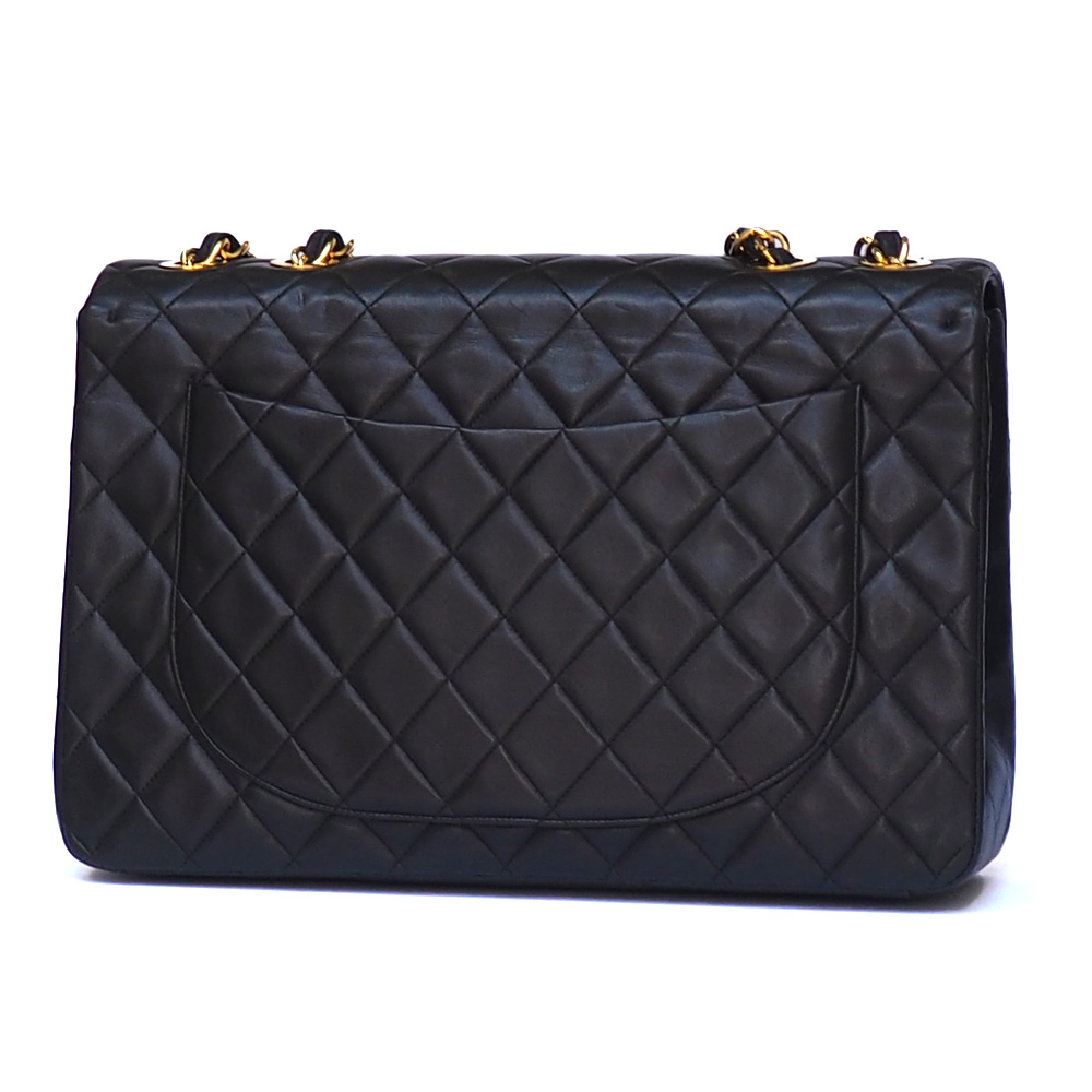 Borsa "Chanel" Big Logo Classic Flap - immagine 4