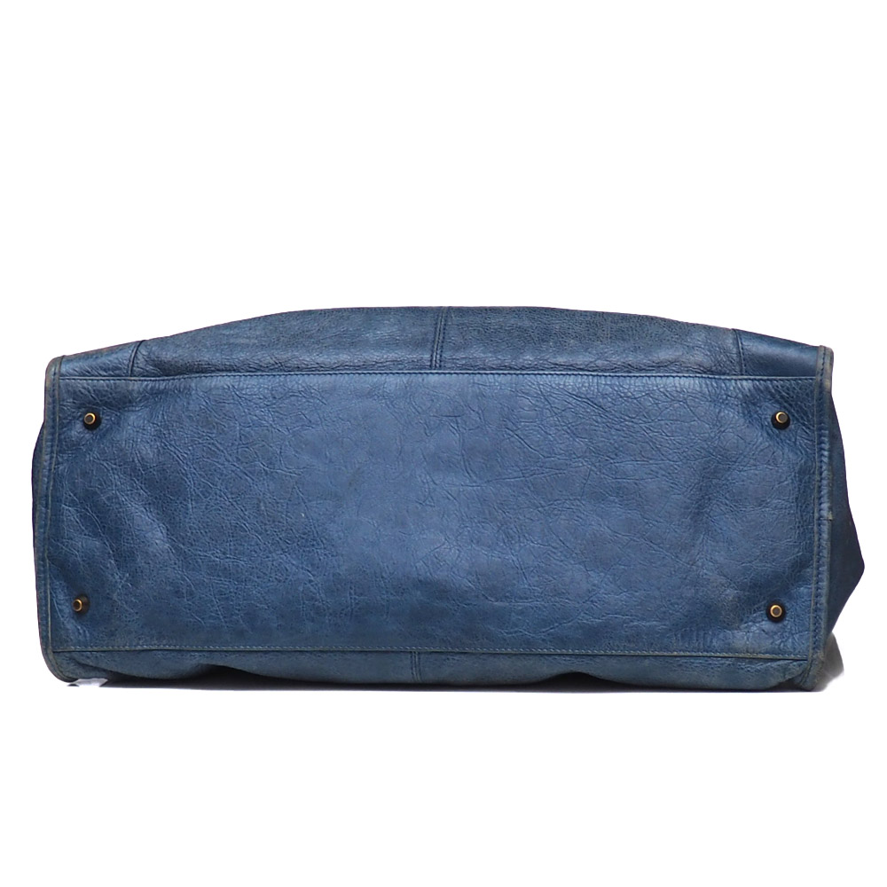 Borsa "Balenciaga" Blu - immagine 3