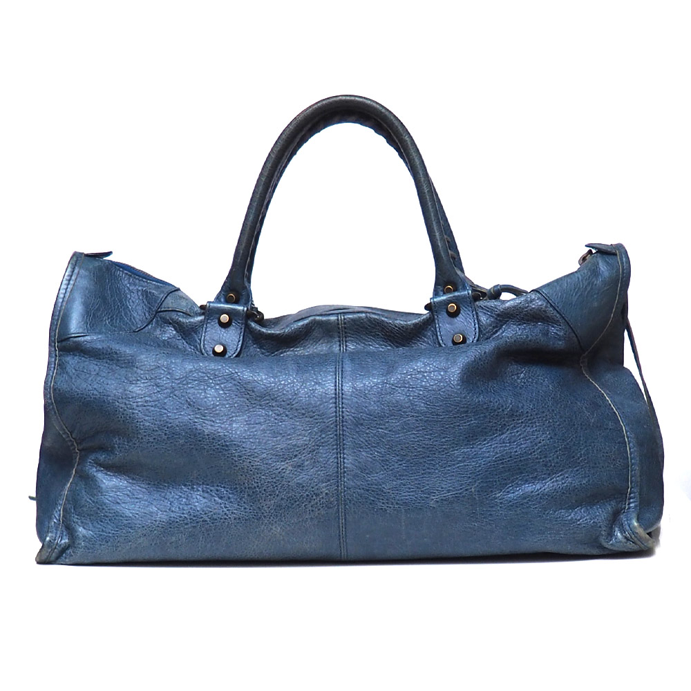 Borsa "Balenciaga" Blu - immagine 2
