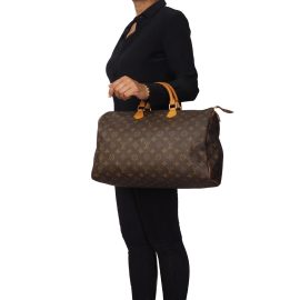 Speedy "Louis Vuitton" 40 in tela Monogram