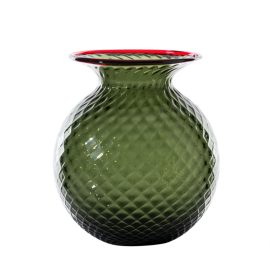 Vaso "Venini" Balloton Fiori color Verde mela